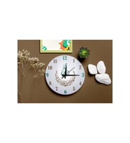 Modern İslami Desenli Sessiz Duvar Saati – Şık ve Dekoratif Tasarım