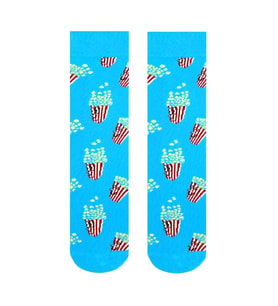 Popcorn Desenli Renkli Soket Çorap