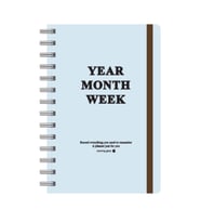 Morning Glory 5000 Planlayıcı Defter 12,4x18,5 cm Mavi 12340-88554