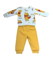 Winnie The Pooh Baskılı Aylık Erkek  Bebek Takım (01)