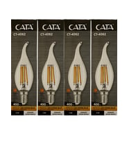 Cata CT-4062 4W 3000K (Günışığı) E14 Duylu Led Kıvrık Buji (4 Adet)