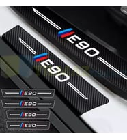 Bmw M E90 Arma Karbon Kapı Eşiği Koruma Araba Etiket Oto Sticker 4 Parça