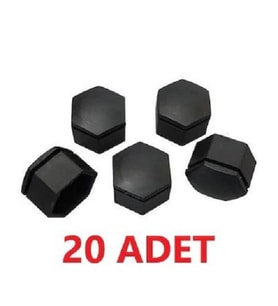 Opel Astra H Siyah Bijon Kapağı 17x23mm (20 Adet) 