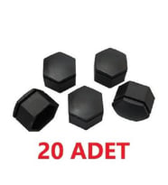 Opel Astra H Siyah Bijon Kapağı 17x23mm (20 Adet) 