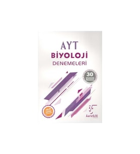 Karekök Yayınları Karekök Ayt Biyoloji Denemeleri Çözümlü Deneme (Çok Renkli)