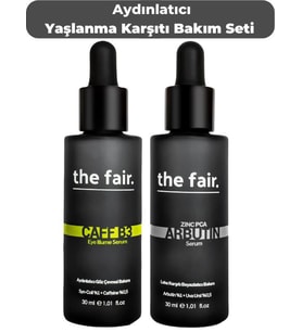 the fair. Aydınlatıcı Yaşlanma Karşıtı Vegan Göz ve Cilt Bakım Seti