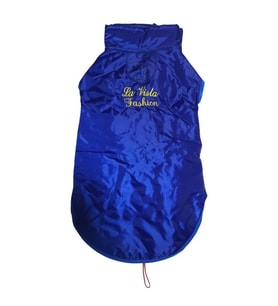 La Vista Lüx Büyük Köpek Yağmurluk Medium BOYU:68cm - ENİ:82cm MAVİ