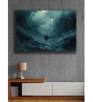 Koç stüdyo Modern tasarım kanvas tablo 50x70 (Çok Renkli)