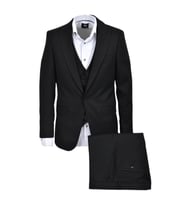 Erkek Siyah Silim Fit Takım Elbise BGL-ST03493