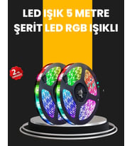 5 Metre Kumandalı Su Geçirmez Şerit Led