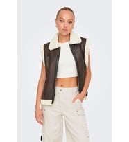 ONLBETTY BONDED WAISTCOAT CC OTW (Kahverengi)