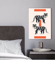 BK Gift Yatak Odası Konseptli Kanvas Tablo-114