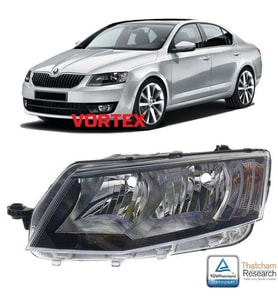 Skoda Octavia Ön Far Sol 2013 Sonrası Uyumlu
