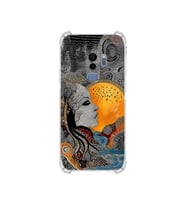 PrintiFy Samsung Galaxy S9plus ile Uyumlu Simya Serisi Mozaik Tanrıça Tasarımlı Uv Baskılı Köşe Korumalı Antişok Kılıf