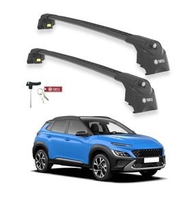 Turtle Hyundai Kona 2017-2023 Ara Atkı Air2 Siyah