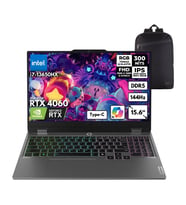 Lenovo Loq I7 13650HX 64-Gbddr5 2 Tbssd RTX4060 (8GB-115W) 15.6" Fhd 144Hz Freedos + Zg Sırt Çantası 83DV00WVTRZG8