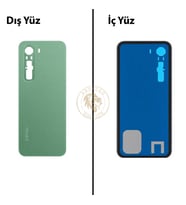 Infinix Hot 60 Pro Yeşil Uyumlu Arka Kapak Arka Cam Batarya Pil Kapağı Lazer Kesim Back Cover
