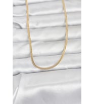 CM 14K Gold Renk Dolgun Zincir Model 60 cm Kadın Kolye 5886