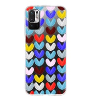 PrintiFy Xiaomi Redmi 10 5G ile Uyumlu 1mm Slim Fit Water Color 1 Baskılı Şeffaf  Kılıf