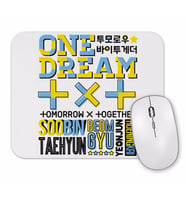 Txt Font Collage Mouse Pad