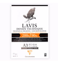 Clairefontaine Lavis Dessin Çizim Defteri 200g 20 Yaprak A3