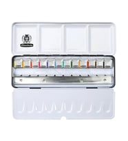 Schmincke Akademie Sulu Boya 12 Renk 1/2 Tablet +12 Tablet Yeri 75 412