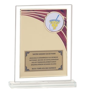 ODAK KUPA - Cam Plaketler - CM-086 A - 18x21 cm