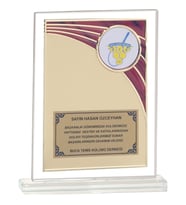 ODAK KUPA - Cam Plaketler - CM-086 A - 18x21 cm