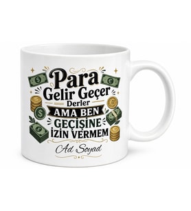 Para Biriktiren Maddiyatçılara Esprili Kupa Bardak Komik Hediye