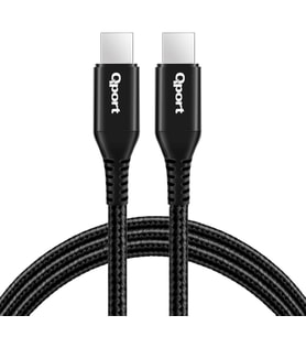 QPORT Q-TYPE-C1 1.5M TYPE-C 100W SUPER HIZLI PD SARJ VE DATA KABLOSU