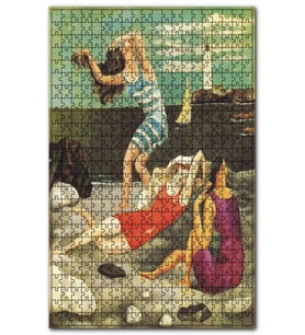 Cakapuzzle Bathers, 1918 by Pablo Picasso Puzzle Yapboz MDF (Ahşap) (120 Parça)