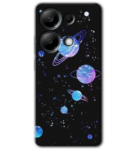 Poco M6 Pro Kılıf HD Desen Baskılı Kılıf - Samanyolu Galaksi