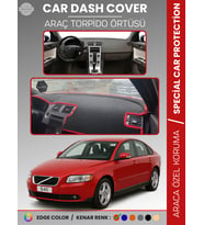 VOLVO S40 (2008-2012) Torpido Örtüsü Ön Göğüs Koruma Torpido Koruma Tam Uyum Araca Özel UV Koruma