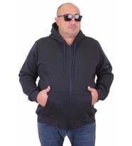 Starbattal Büyük Beden Unisex Kapüşonlu 3ip Sweat 11701 LACIVERT