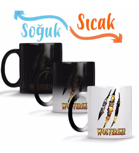 Wolverine Sihirli Kupa Bardak Porselen