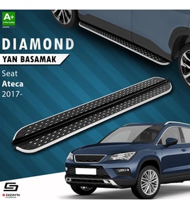 S-Dizayn Seat Ateca Diamond Krom Yan Basamak 173 Cm 2017 Üzeri