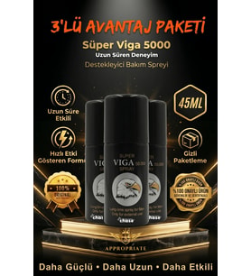 3 KUTU VİGA 50000 GEÇİKTİRİCİ SPREY %100 ORJİNAL ÜRÜN