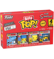Funko Bitty Pop! The Simpsons - Itchy 4Pkund Bir Sürpriz Mini Figür - 0,9 Inç (2,2 Cm) Koleksiyon Pa (Krem)
