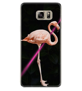 Samsung S7 Edge S20 Fe Plus Ultra S21 S22 Kılıf Desenli Silikon Line Filamingo 1776