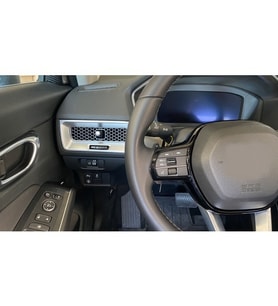 Karva Honda Civic Gögüslük Kaplama 2 Parça Silver 2022+ (Siyah)