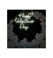 Happy Valentines Day Yazılı Neon Tabela