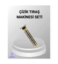 Şarjlı T Tıraş Makinesi, 3 Başlıklı, Güçlü Motor, Sakal ve Saç Kesim Aparatı