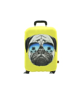 My Saraciye 28 Valiz Kılıfı, Bavul Kılıfı - Pug Köpek 28