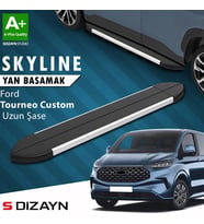 S-Dizayn Ford Tourneo Custom 2 Skyline Aluminyum Yan Basamak 263 Cm 2023 Üzeri A+ Kalite