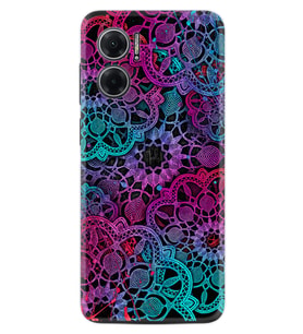 Xiaomi Redmi Note 11E Kılıf Silikon Desen Özel Seri Colurful Mandala 1667