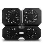 deepCOOL MultiCore X6 13 ~ 17 ABS Plastik Metal Siyah Notebook Soğutucu 4fanlı