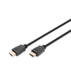 Digitus HDMI High Speed with Ethernet Bağlantı Kablosu, HDMI Tip A Erkek HDMI Tip A Erkek, 3 metre, 4K/Ultra HD 60p, altın, siyah renk
Digitus HDMI High Speed with Ethernet Connection Cable, type A M/M, 3.0m, 4K/Ultra HD 60p, gold, bl