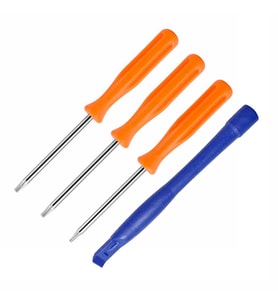 T6 T8 T10 Tornavida Kasa Kol Ayırıcı Set XBOX 360 XBOX One PS3 PS4 PS5 XBOX One S/X (Turuncu)
