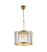 Avize Çarşısı Luce Gold Renkli, Taşlı, Tekli Sarkıt Avize, BS.7428-58-30