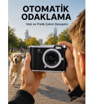 Taşınabilir Dijital Fotoğraf Makinesi LED Flaş ve 18X Dijital Zoom